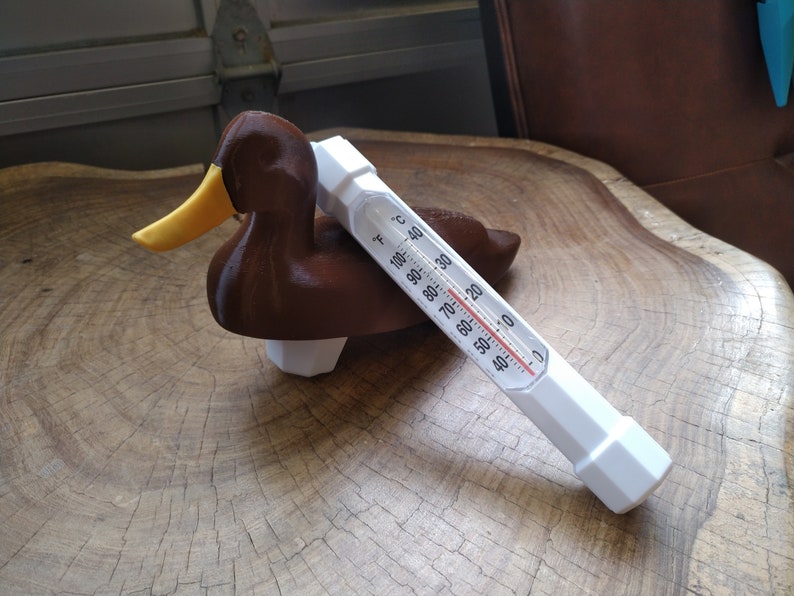 Antique Style Duck Decoy Floating Pool Thermometer image 6
