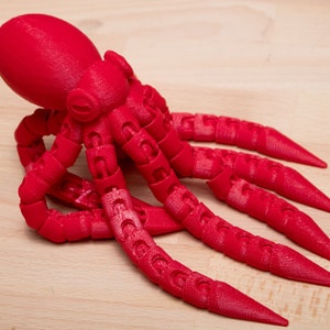 Octopus 3D Printed Bendable Toy image 1