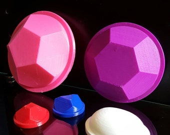 Steven Universe Gems 3D Gedruckt Cosplay Fan Art
