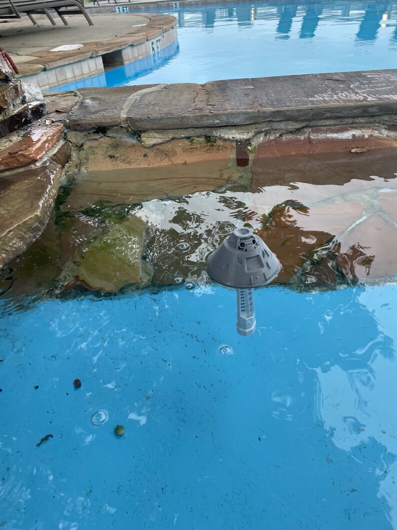 Apollo 11 kommandomodul kapsel flytande pooltermometer bild 3