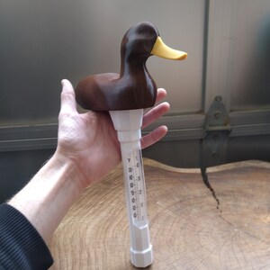Antique Style Duck Decoy Floating Pool Thermometer image 3