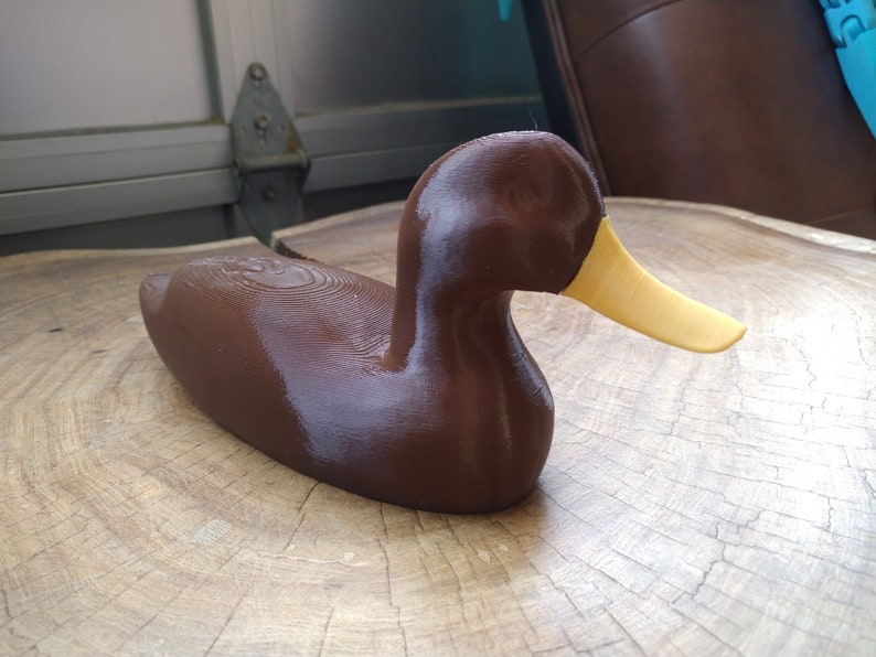 Antique Style Duck Decoy Floating Pool Thermometer Lady Duck