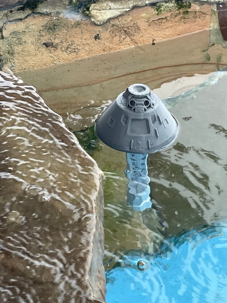 Apollo 11 kommandomodul kapsel flytande pooltermometer bild 1