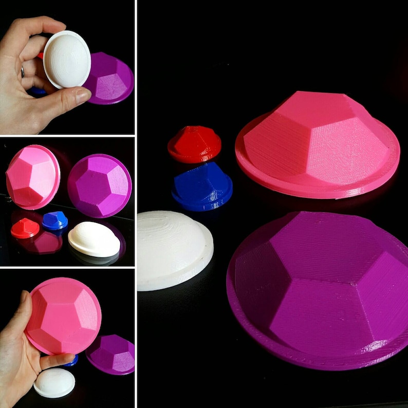 Steven Universe Gems 3D Printed Cosplay Fan Art image 2