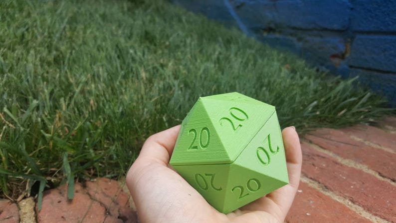 D20 Ring Box ALL 20s 3D Printed Wedding Ring Box image 4