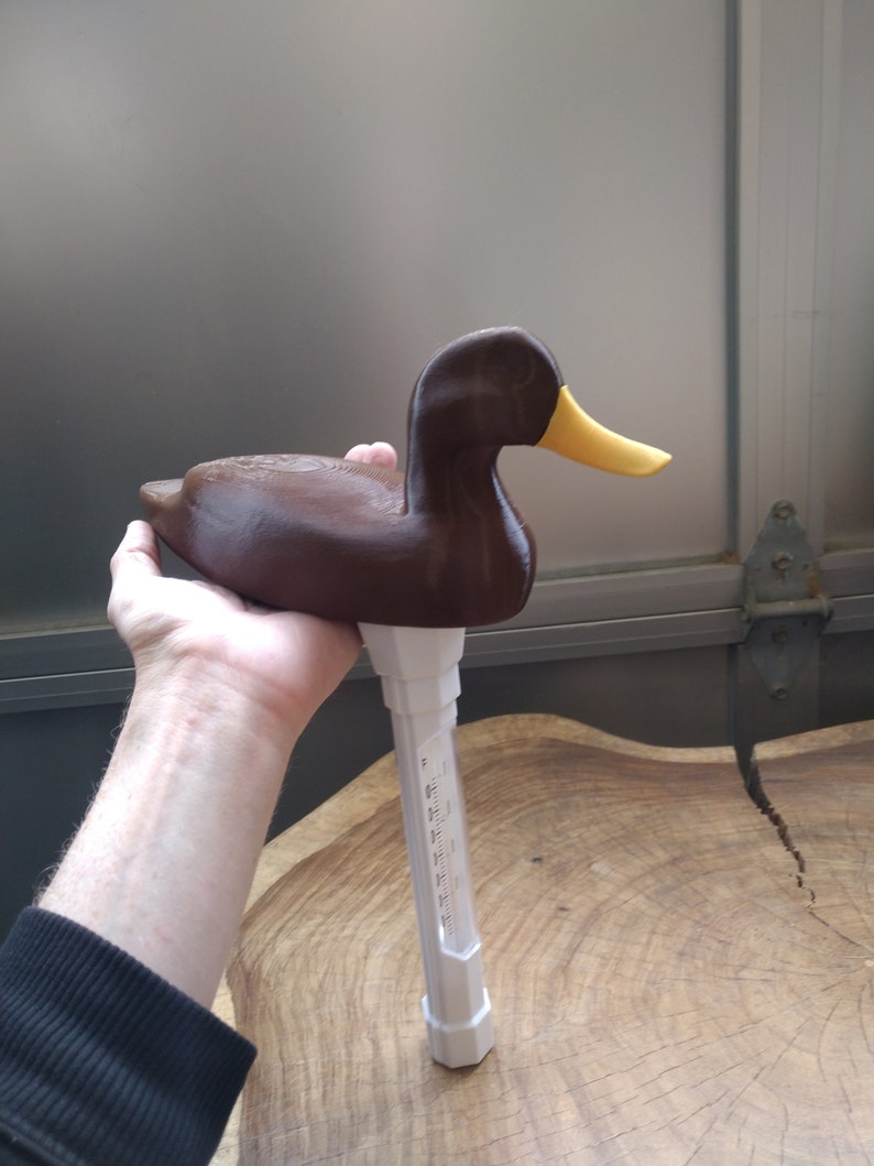 Antique Style Duck Decoy Floating Pool Thermometer image 7