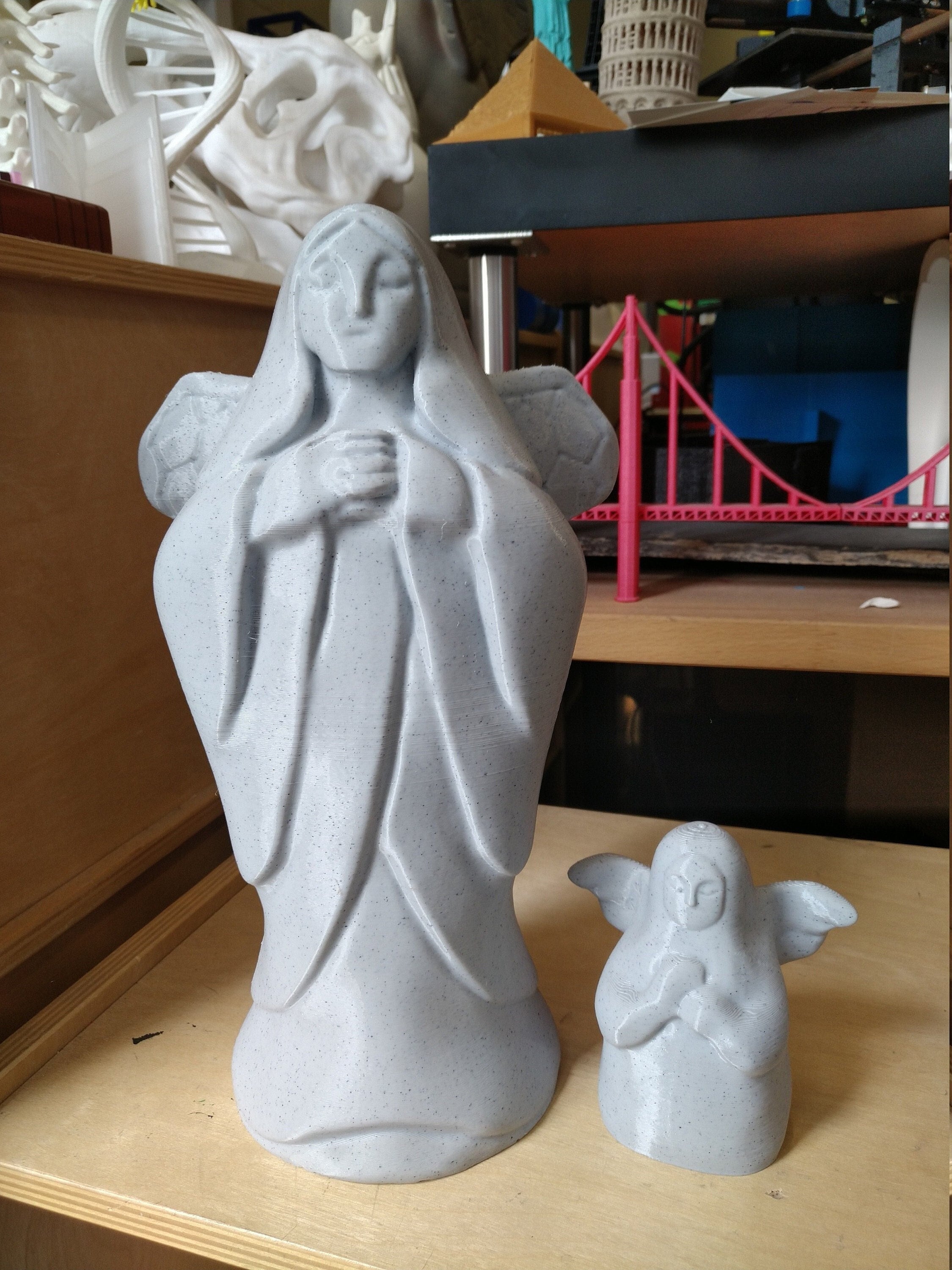 食器  Goddess of Wisdom 2025 Statue of the Goddess Legend of Zelda WIND WAKER - 3D Printed Fan