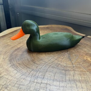 Antique Style Duck Decoy Floating Pool Thermometer Male Duck