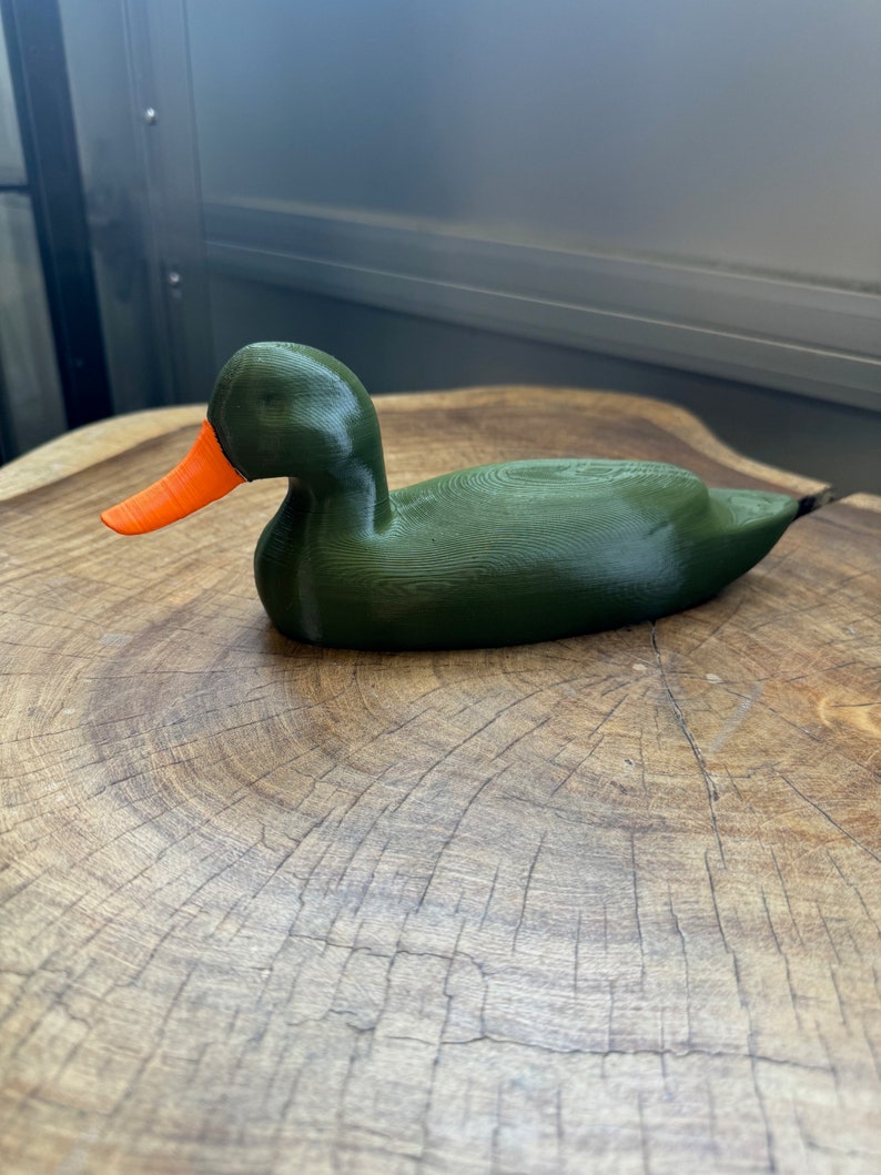 Antique Style Duck Decoy Floating Pool Thermometer Male Duck