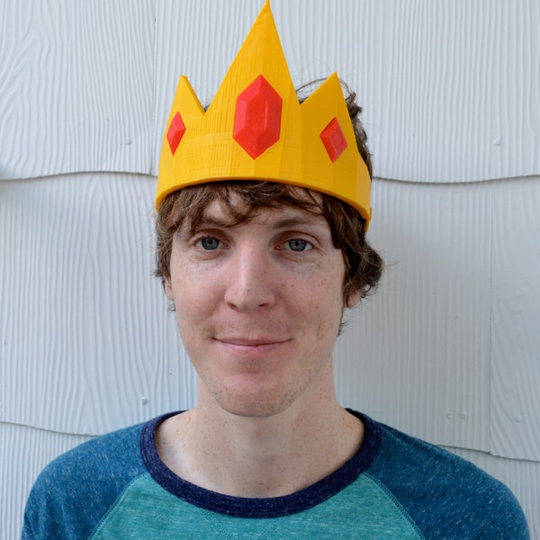 Ice King Crown Costume 3D Printed Crown Adventure Time Fan Art