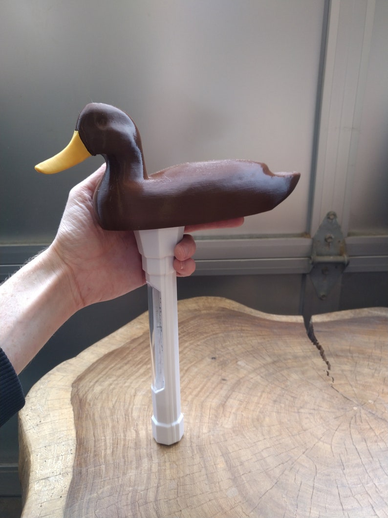 Antique Style Duck Decoy Floating Pool Thermometer image 4