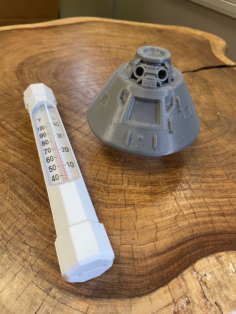 Apollo 11 kommandomodul kapsel flytande pooltermometer bild 2
