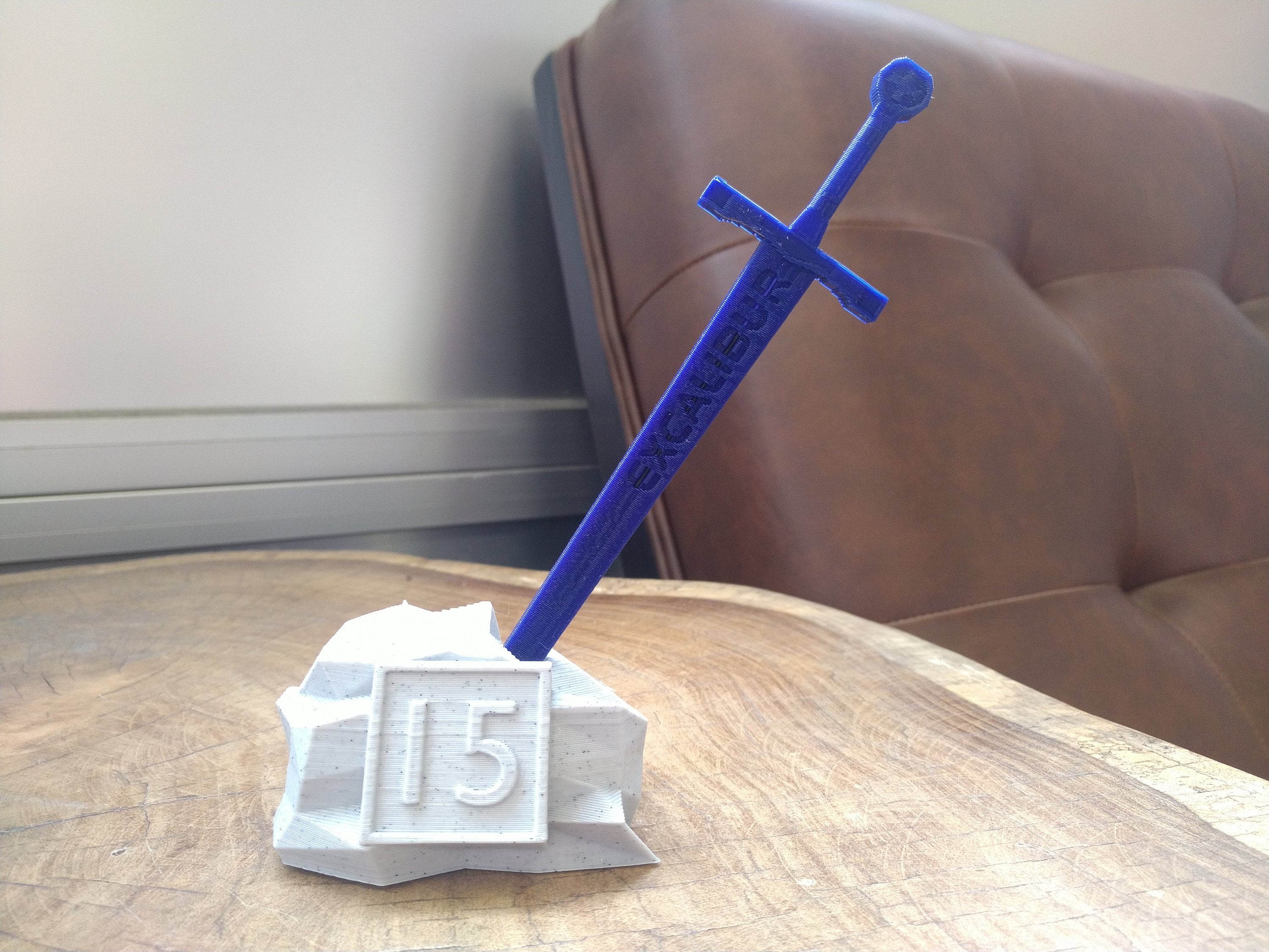 Excalibur Sword Pen the Sword in the Stone - Etsy
