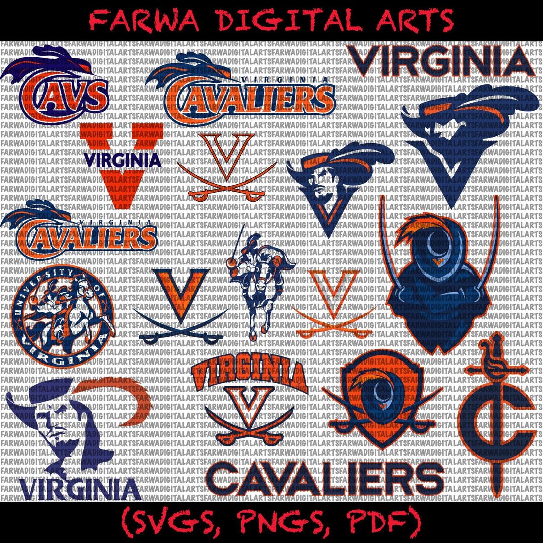 Virginia College Logo Color Code Virginia College SVG, High Quality File, Athletics, Cavaliers SVG ...