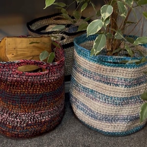 Haakpatroon Infinity Basket • Schrootgaren • PDF-patroondownload