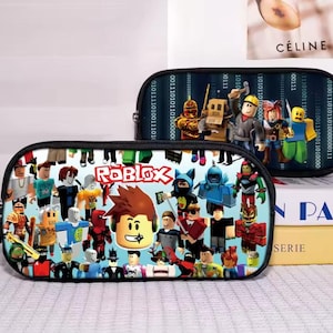 Estuche para lápices de Roblox – Estuche para lápices estilo cubo pixelado – Organizador de útiles escolares para niños con temática de videojuegos imagen 1