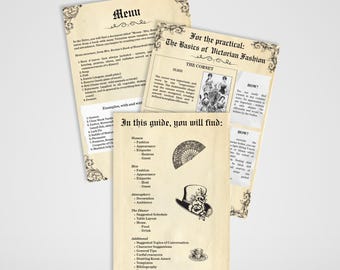 Un dîner dans l'Angleterre victorienne - Pack numérique d'histoire immersive (10 livres)