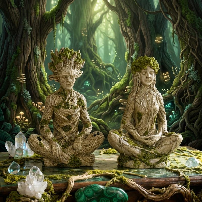 Woodland Guardians Statue - Etsy UK