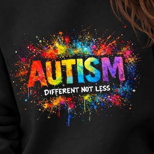 Autismus unterschiedlich nicht weniger PNG | Autismus Akzeptanz Sublimation (Digitaler Download)