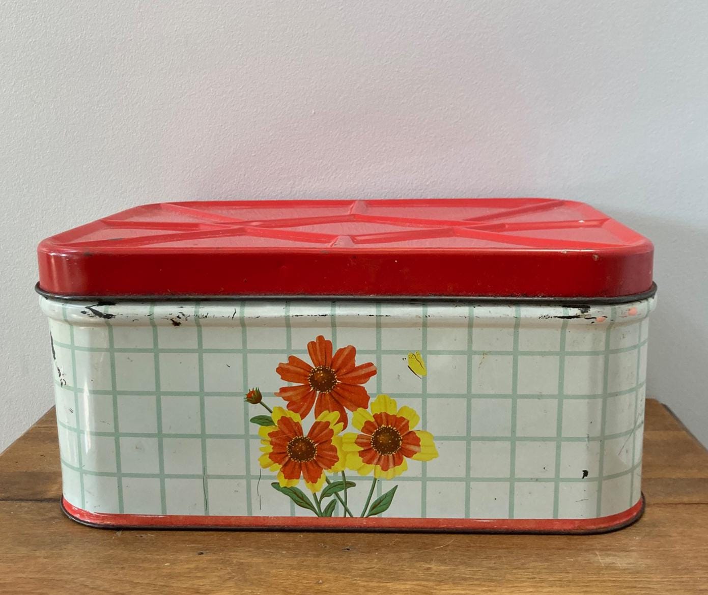 Vintage Mcm Breadbox - Etsy