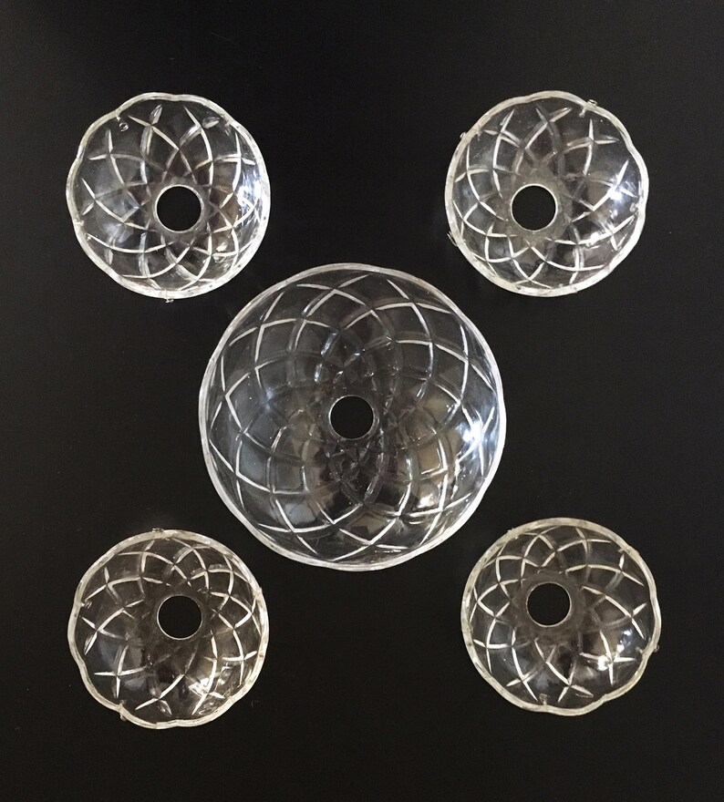 Vintage Bobeche For Crystal Chandelier Parts Set - Chandelier Repair Parts Vintage Bobeche For Crystal Chandelier Parts Set - Chandelier Repair Parts