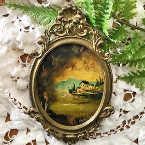 Oval Convex Painting - Etsy