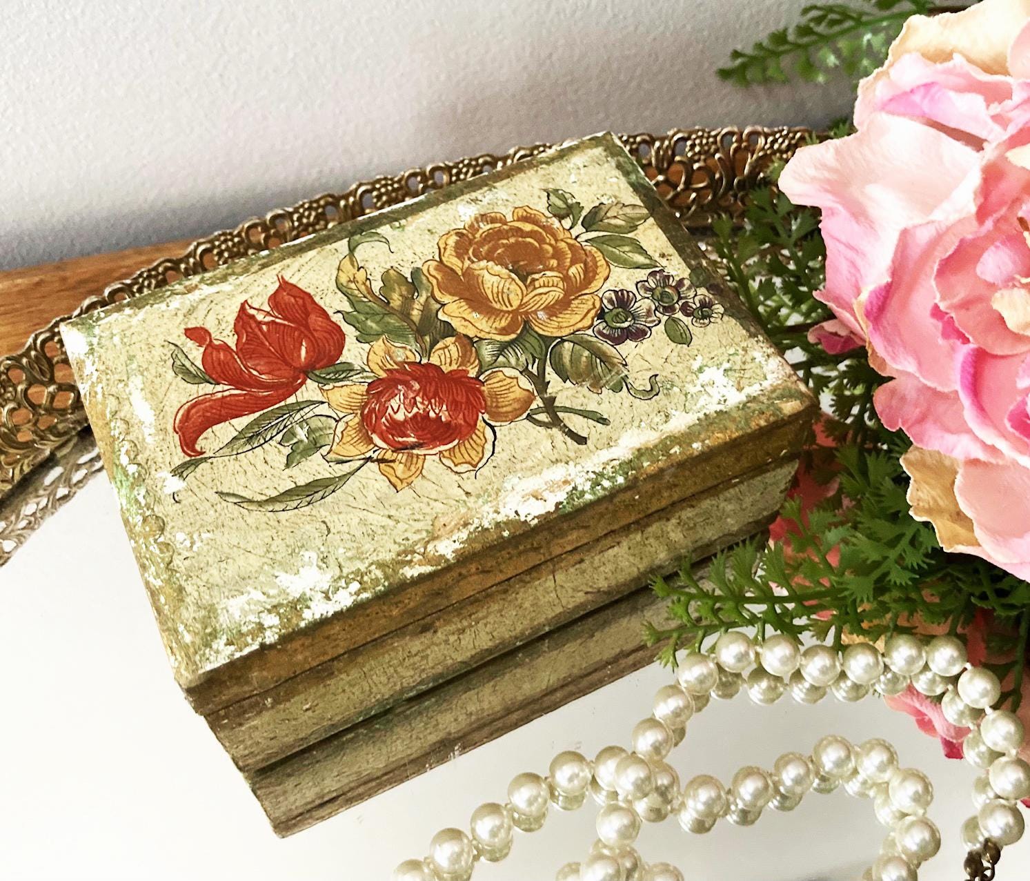 Florentine Jewelry Box - Etsy