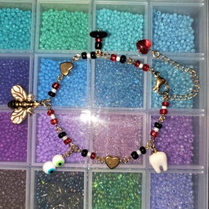 The Amazing Digital Circus Caine Themed Charm Bracelet