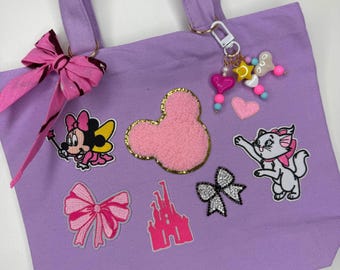 Disney's Minnie Mouse & Marie Tote with Custom Charms