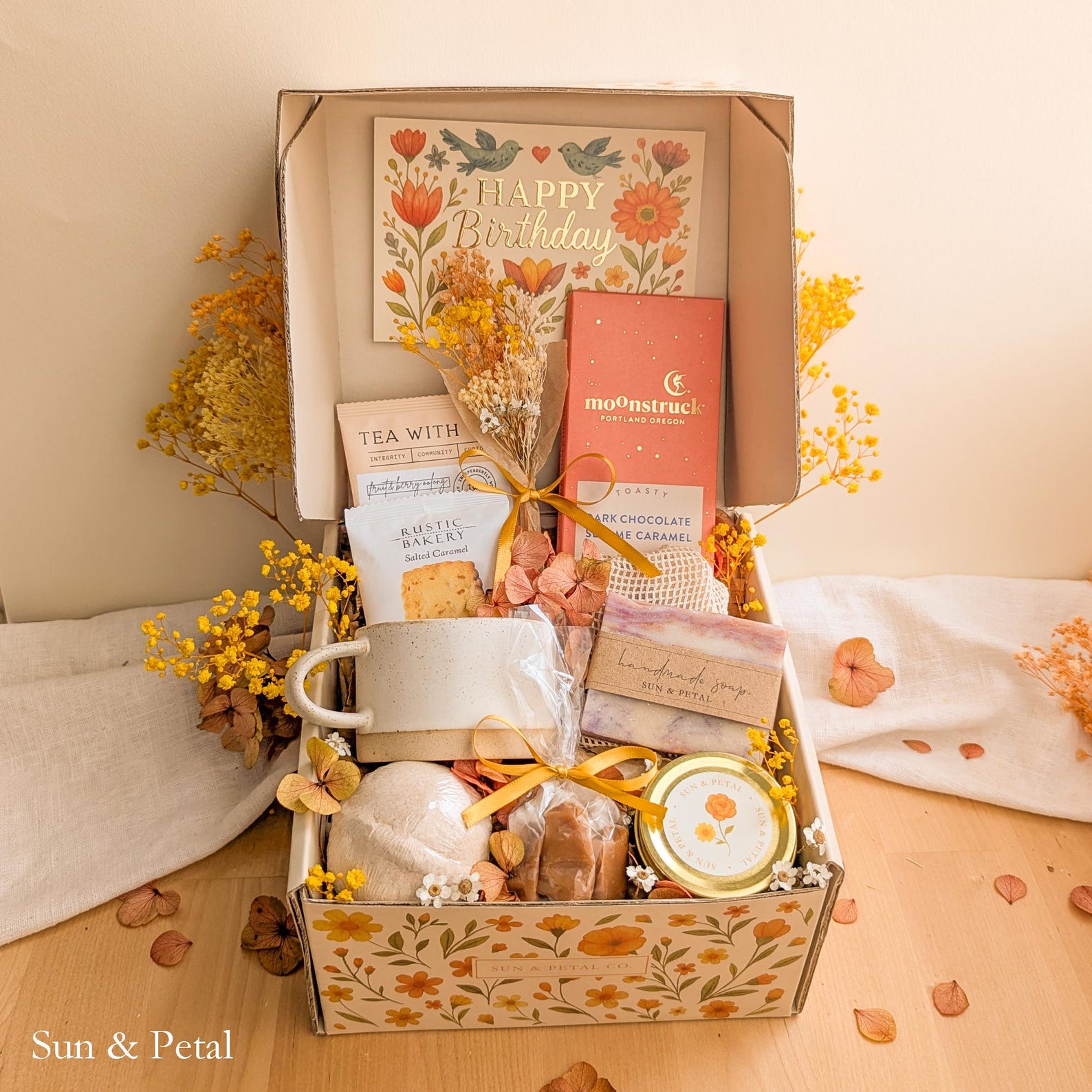Birthday Care Package Gift Box Birthday Present for Her Birthday Surprise Gift Idea Thoughtful Celebration Comfort Bundle Cozy Treats