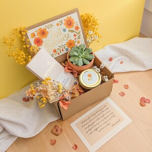 Gratitude Present Gift Box Mini Thank You Care Package Chocolate Appreciation Set Teacher Nurse Employee Recognition Token Small Bundle Live Succulent Plant Gourmet Chocolate Treat Personalized Greeting Card Dried Floral Accent Coworker