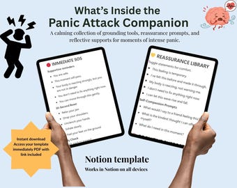 Panic Attack Companion • Grounding & Emotional Regulation Notion Template