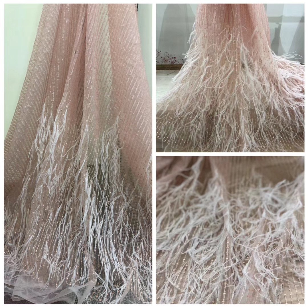 ostrich feather lace