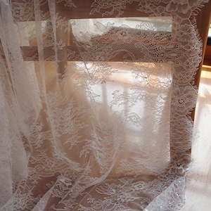 FOR--chantilly lace fabric, bridal lace fabric