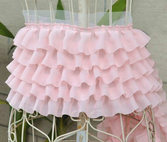 Pink Chiffon Ruffles Trim, Chic Chiffon Ruffle Fabric, Tutu Trim by the  Yard 