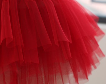 6 lagen Tulle ruches | 7 kleuren