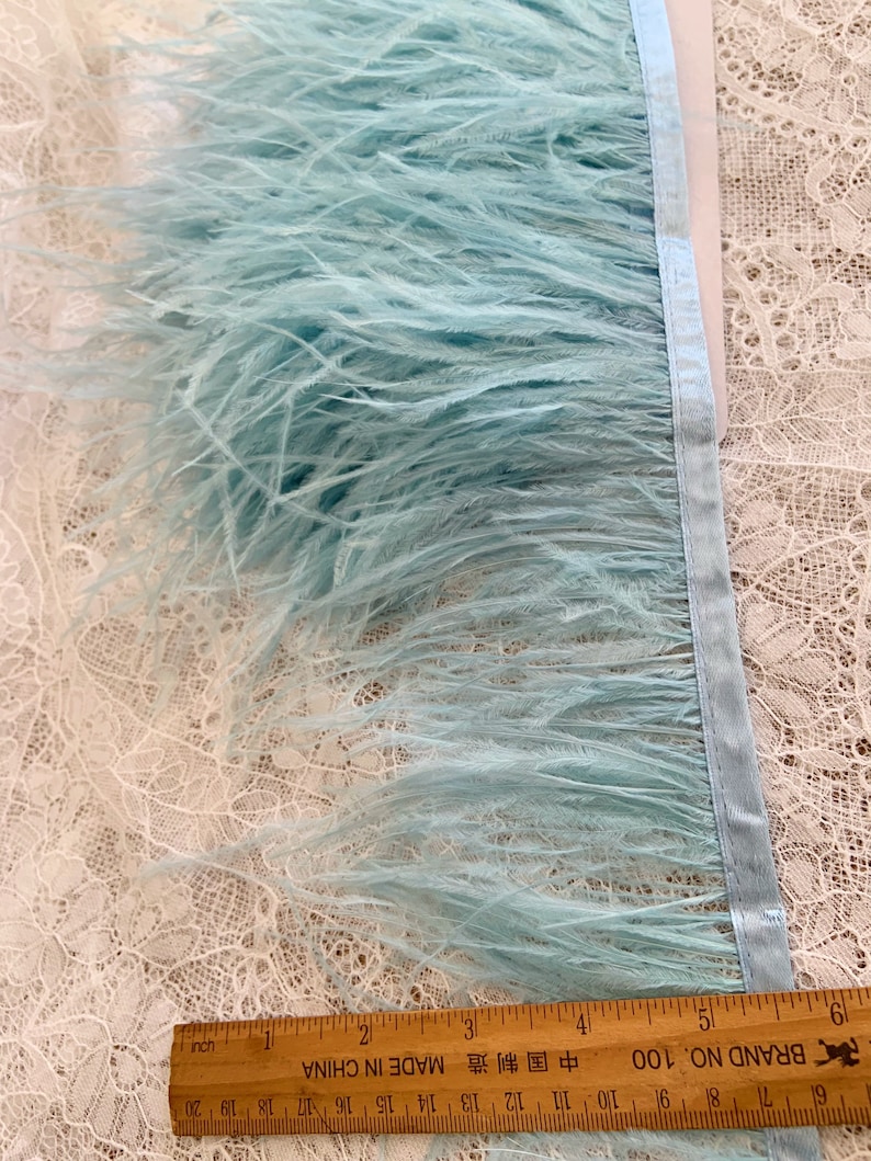 52 Colors Ostrich Feather Trim Ostrich Fringe Trim by the Etsy