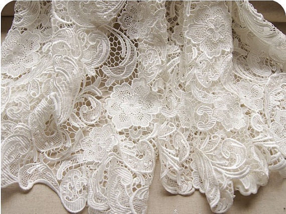 Lace - White  FABRICS & FABRICS – Fabrics & Fabrics