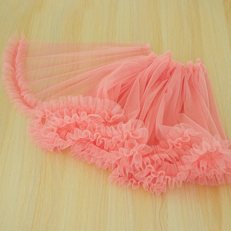 Ruffled tulle fabric for tutu dress tutu skirt ruffle wide Etsy