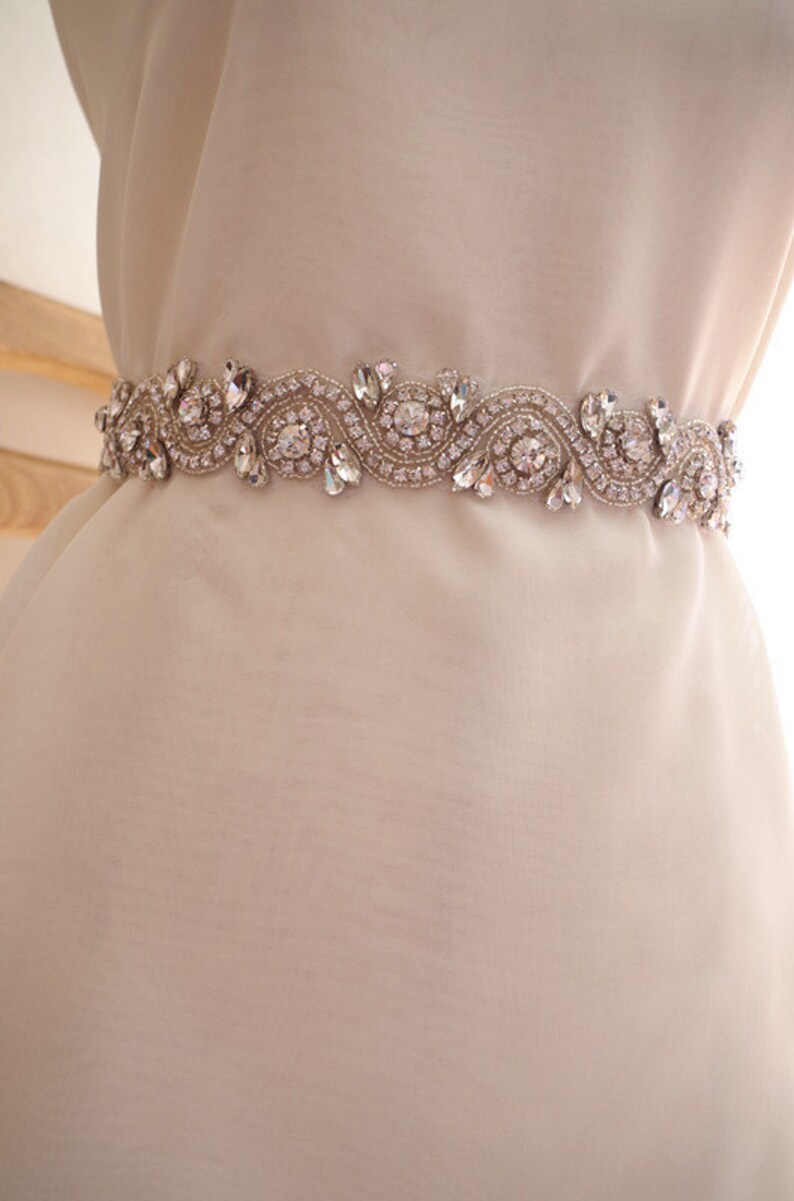 rhinestone belt sash