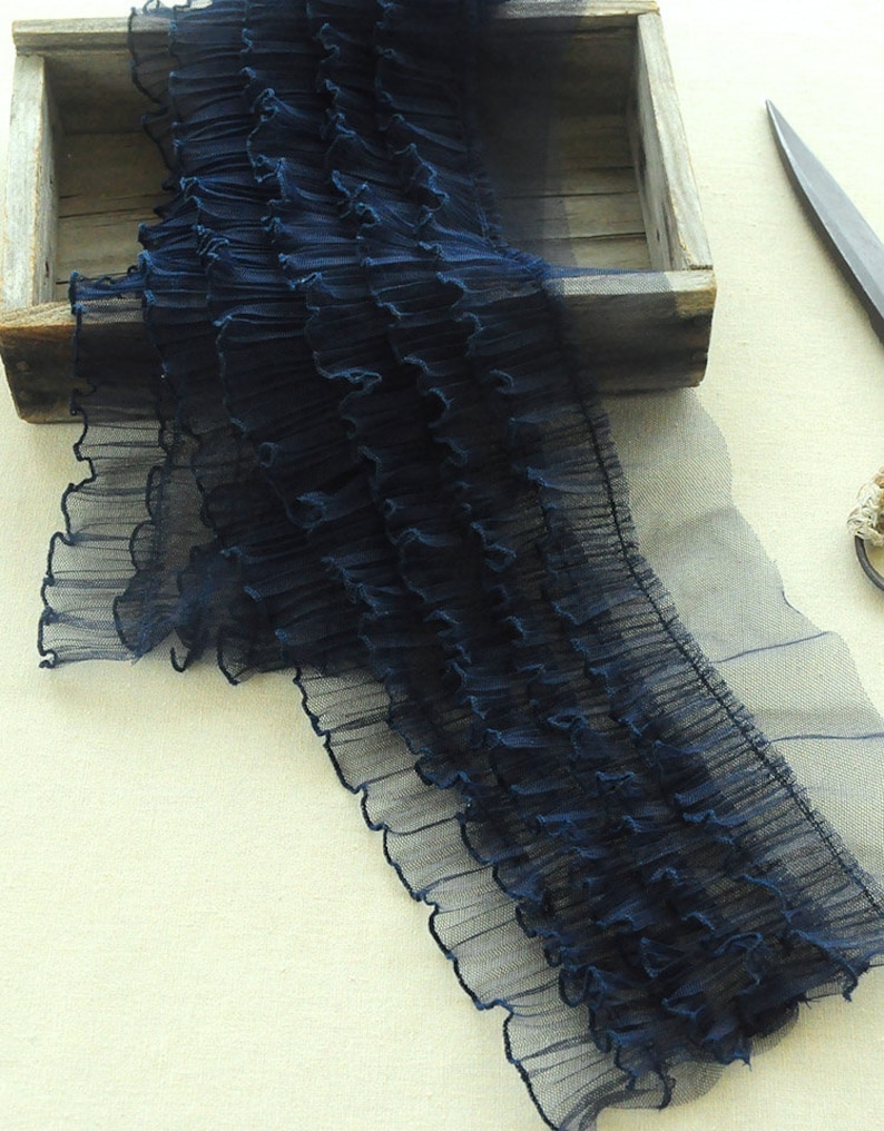 Lolita Ruffled Tulle Trim Ruffled Trim Tulle Ruffles Trim - Etsy