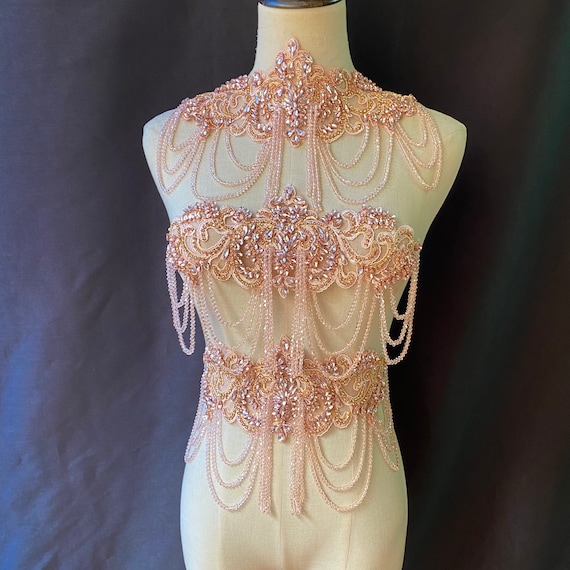 green emerald velvet dress Pink and Gold Sequin Evening Gown main image 1