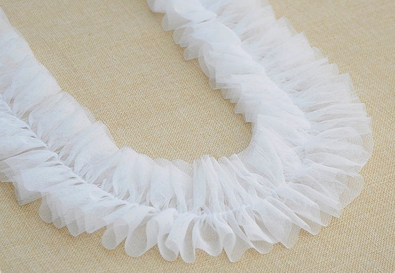 Ruffle Trim Fabric