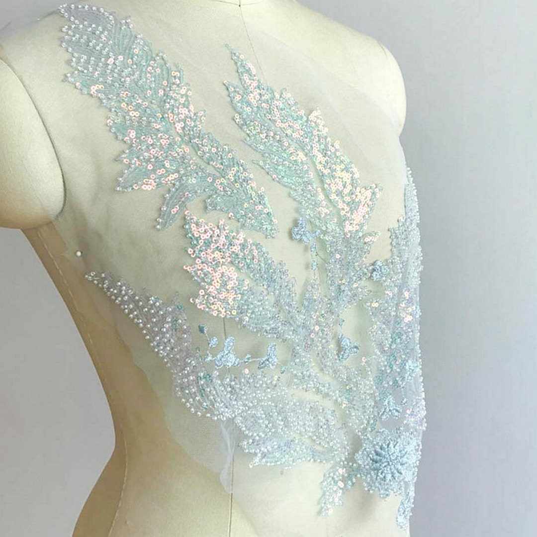 Multi-Color 3D Floral Lace Applique