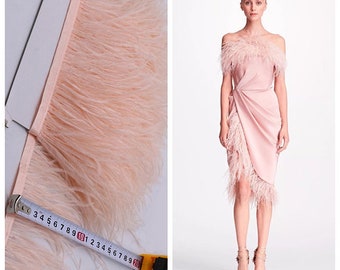 52 Colors Ostrich Feather Trim, ostrich fringe trim by the yard