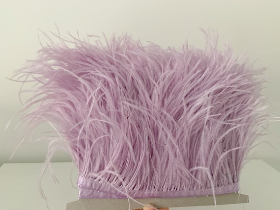 lavender ostrich feathers