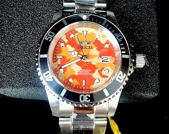 Relógio masculino Invicta Pro Diver Camo Series Quartz - Robusto e Esportivo