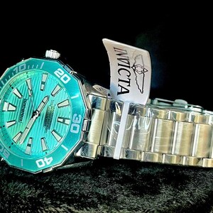 Invicta Men's 69239 Stainless Steel Quartz Watch - Blue & Silver, 45mm image 6