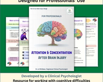 Fonction exécutive | Attention et concentration après une lésion cérébrale | Ressource professionnelle avec feuilles de travail