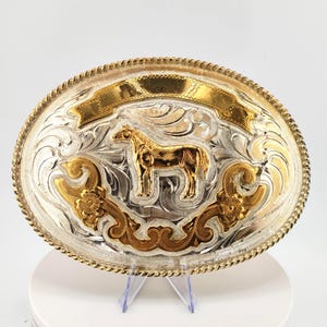 Silver Tone Engraved 3x7\